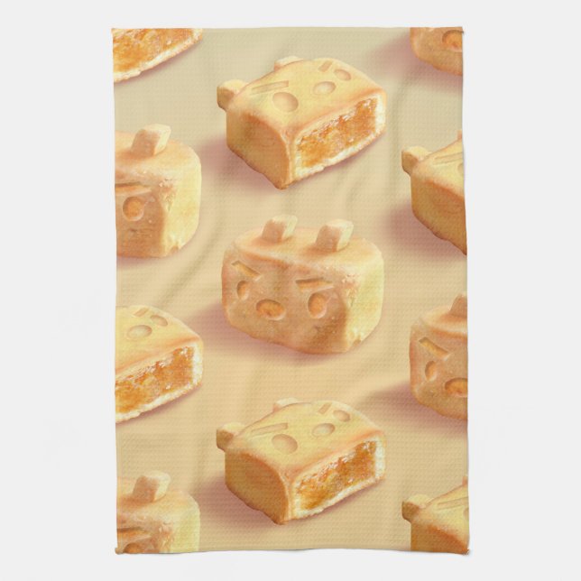Pineapple Cake Tea Towel (Vertical)