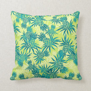 Pineapple Camo Hawaiian  Decorative Pillows