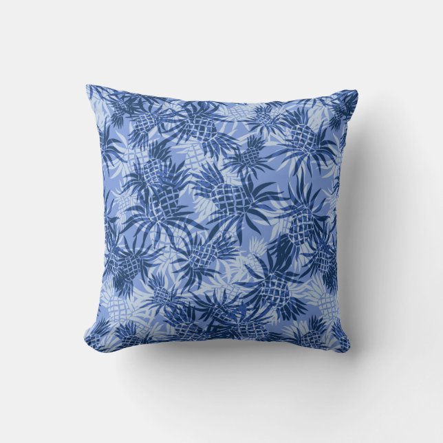 Pineapple Camo Hawaiian  Decorative Pillows (Front)