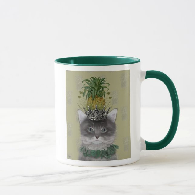 Pineapple Cat Mug (Right)