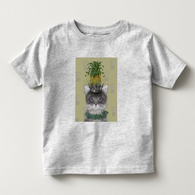 Pineapple Cat Toddler T-Shirt (Front)