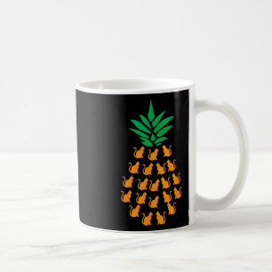 Pineapple Cats Apparel Cat Lover Aloha Hawaii Beac Coffee Mug