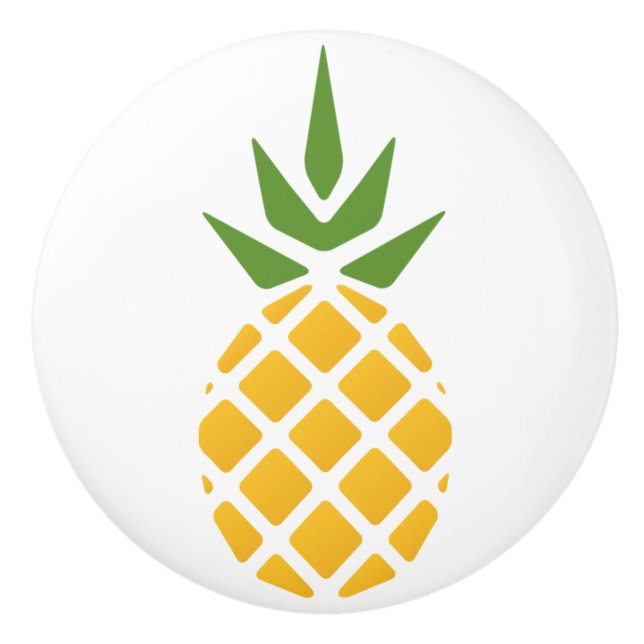 Pineapple Ceramic Knob (Front)