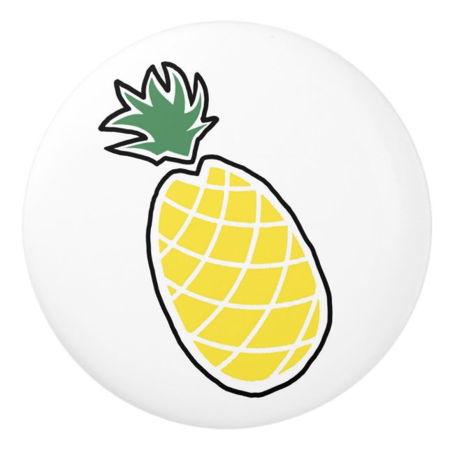 Pineapple Ceramic Knob (Front)