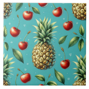 Pineapple Cherry Bliss Tile