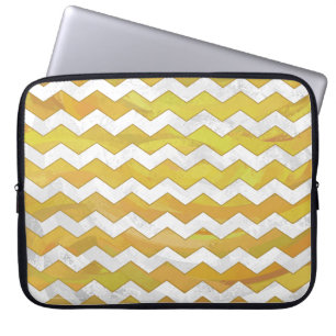 Pineapple Chevron Pattern Laptop Sleeve