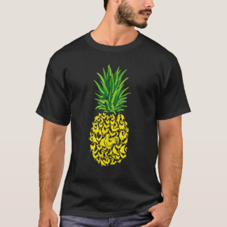 Pineapple Chickens Pineapple Shape Chicken Lover T T-Shirt