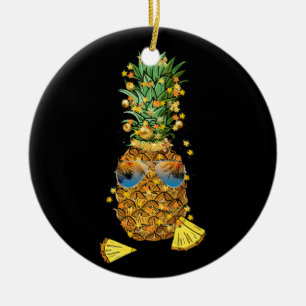 Pineapple Christmas Tree Christmas in July Fruit S Ceramic Tree Decoration
