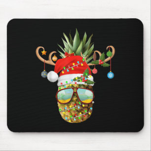 Pineapple Christmas Tree Lights Sungles Holiday Xm Mouse Mat