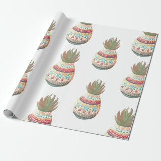 Pineapple Christmas Wrapping Wrapping Paper