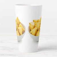 pineapple chunks in a bowl