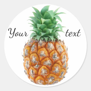 Pineapple Classic Round Sticker