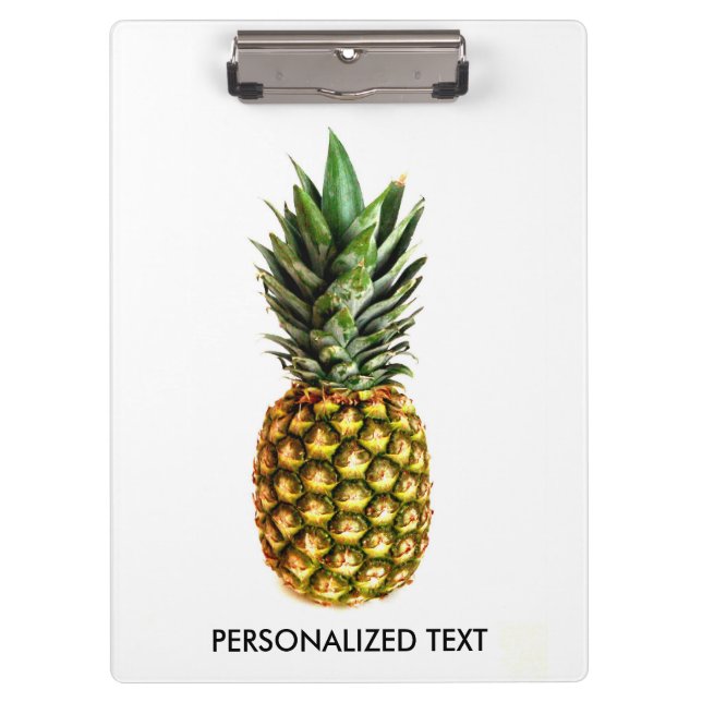 Pineapple clipboard for dietician | Fruit photo (Front)