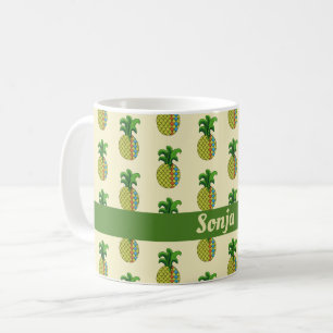 pineapple coffee cup