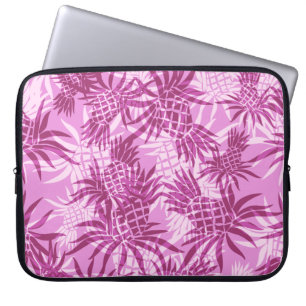Pineapple Collage Hawaiian Neoprene Wetsuit Laptop Sleeve