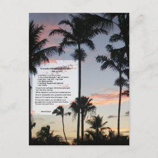 Pineapple Cookies Recipe Postcard