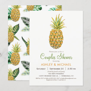 Pineapple Couples Shower Invitation