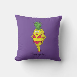 Pineapple Cute Girl Bikini Funny Cushion