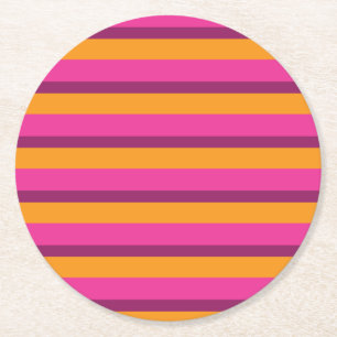 Pineapple Cute Kid's Birthday Party Summer Round Paper Coaster