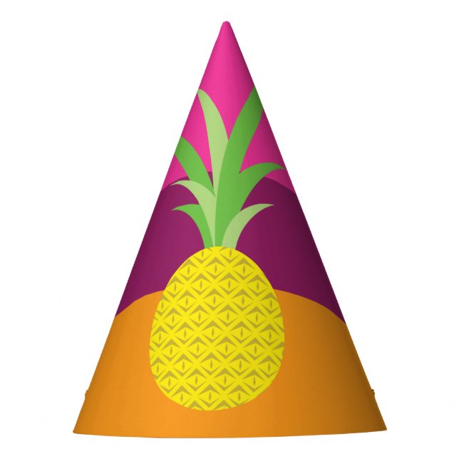 Pineapple Cute Summer 1st Birthday Party Theme Hat (Front)