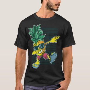 Pineapple Dabbing Pineapple Fruit Sunglasses Hawai T-Shirt