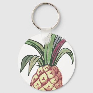 Pineapple Design Key Ring