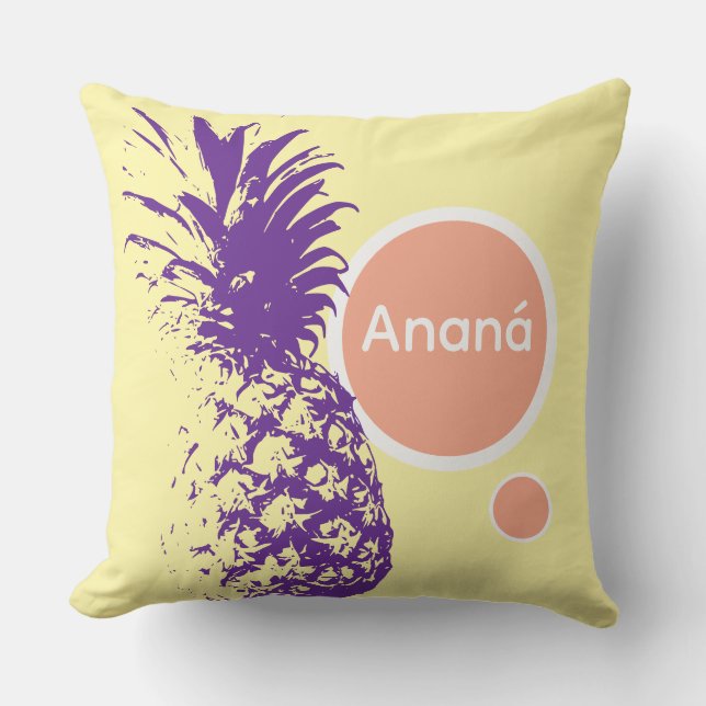 Pineapple design pillow colors (Front)
