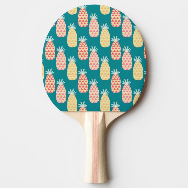 Pineapple Doodle Pattern Ping Pong Paddle (Front)