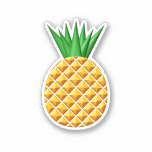 Pineapple Drawing In Yellow And Green