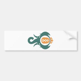 Pineapple Elephant Bumper Sticker