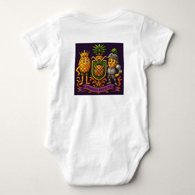 Pineapple Empire  Baby Bodysuit (Back)