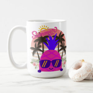 Pineapple Enjoying the Summer Coffee Mug