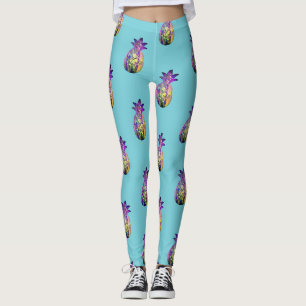 Pineapple Express blue Leggings
