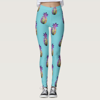 Pineapple Express blue Leggings