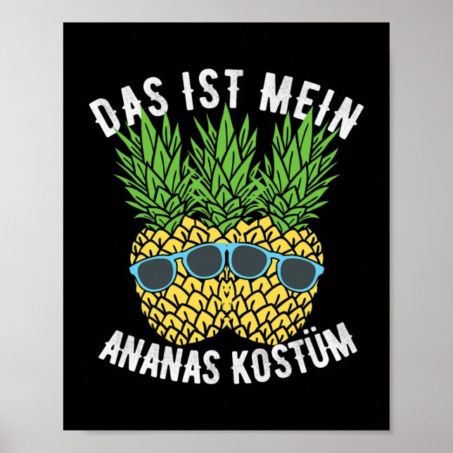Pineapple Fancy Dress Costume The Ist My Pineapple Poster (Front)