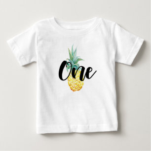 Pineapple First Birthday Shirt