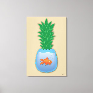 Pineapple Fish Canvas Print