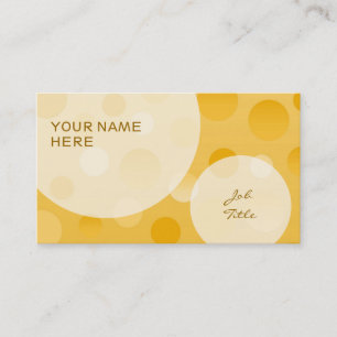 Pineapple Fizz business card template bubbles