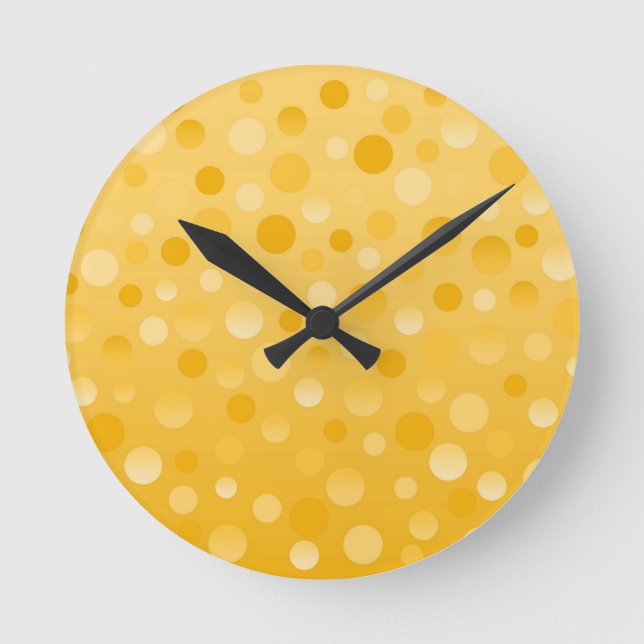 Pineapple Fizz clock round (Front)
