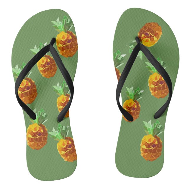 Pineapple Flip Flops (Footbed)