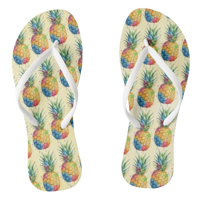Pineapple Flip Flops (Footbed)