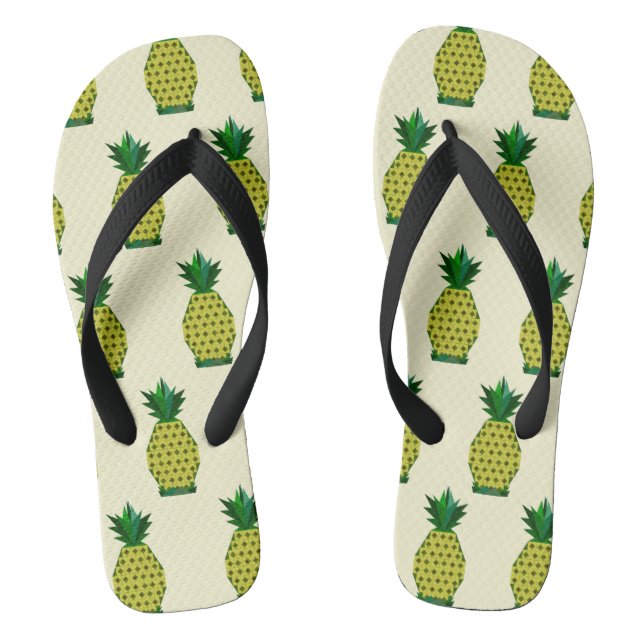 Pineapple Flip Flops (Footbed)