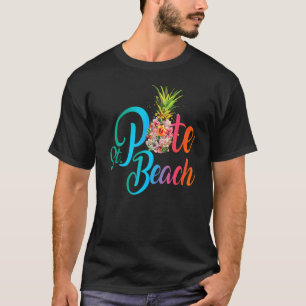 Pineapple Flowers St Pete Beach Vintage Florida Fl T-Shirt