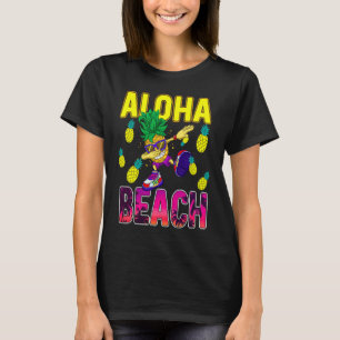 Pineapple  for Women Men Dabbing Aloha Hawaii Summ T-Shirt