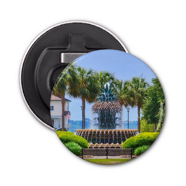 Pineapple Fountain bottle opener (Front)