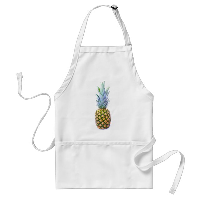 Pineapple Fruit Beach Dessert Colourful Tropical Standard Apron (Front)