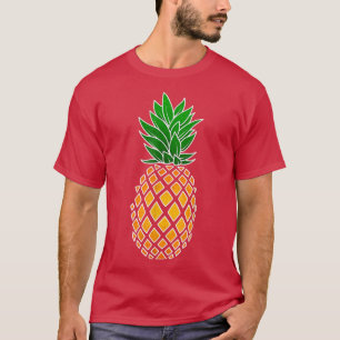 Pineapple Fruit Diamond Shape Artwork 13092833 T-Shirt