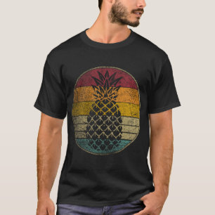 Pineapple Fruit Gift Retro Style Vintage Funny 70s T-Shirt
