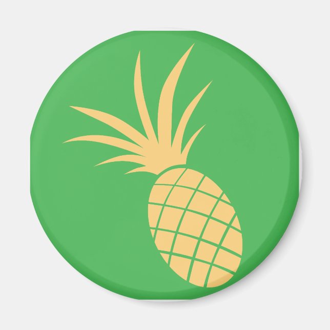 Pineapple Fruit Icon Magnet (Front)