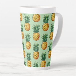 Pineapple fruit latte mug